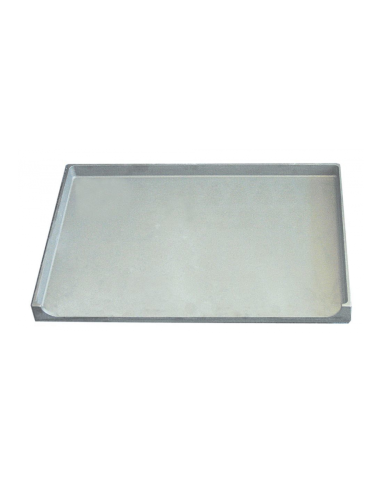 B02026 ROLLER GRILL Smooth plate 380x600 mm