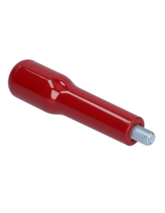 Perilla de soporte de filtro M12 roja pulida 2