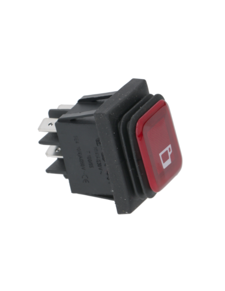 Interruptor Bipolar Rojo 16a 250v