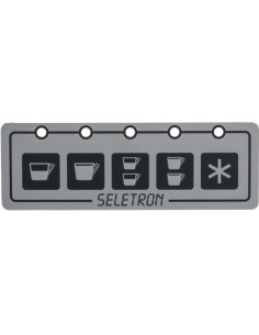 01521 Panel Membrana 5 Botones SPACE