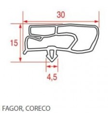Gaskets for refrigerators Fagor Coreco