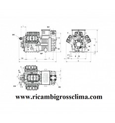 COMPRESSEUR Semi-hermétique FRASCOLD Z35-106Y 35HP 2