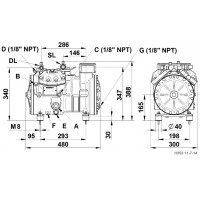 COMPRESSEUR SEMI-HERMÉTIQUE DORIN H701CC